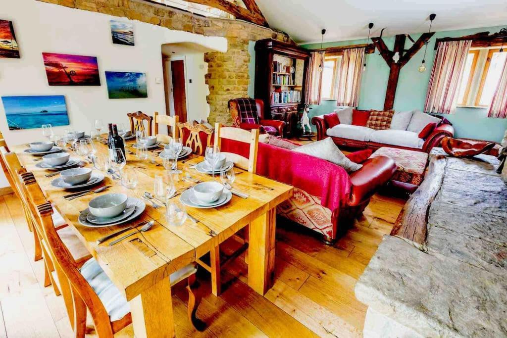 Four Bed Barn Conversion Junction 37 38 M1 บาร์นสลีย์ ภายนอก รูปภาพ